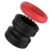 Ballstretcher souple Doblo 30 mm - Hauteur 4 cm Noir-Rouge