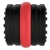 Ballstretcher souple Doblo 30 mm - Hauteur 4 cm Noir-Rouge