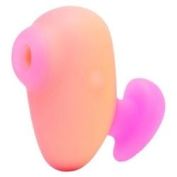 Stimulateur de Clitoris Kiss Orange et Rose pas cher