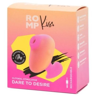 Stimulateur de Clitoris Kiss Orange et Rose