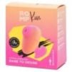 Stimulateur de Clitoris Kiss Orange et Rose