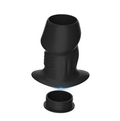 Plug Tunnel avec Bouchon Euhlo L 7.5 x 5 cm Noir