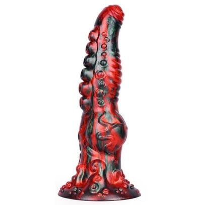 Gode Gakarix 20 x 5.5cm Noir et Rouge pas cher