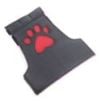 Gants Puppy Dog Paw Noir-Rouge