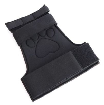 Gants Puppy Dog Paw Noir-Rouge