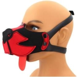 Museau Puppy Muz Noir-Rouge pas cher