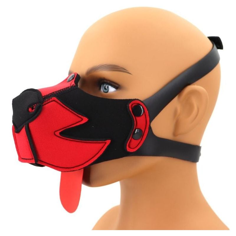 Museau Puppy Muz Noir-Rouge