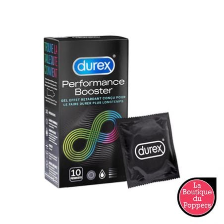 Préservatifs Durex Booster effet retardant x10