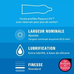 Préservatifs Faciles à mettre Love Durex