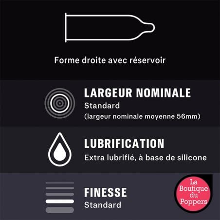 Préservatifs Durex Perfect Gliss idéal sexe anal x10