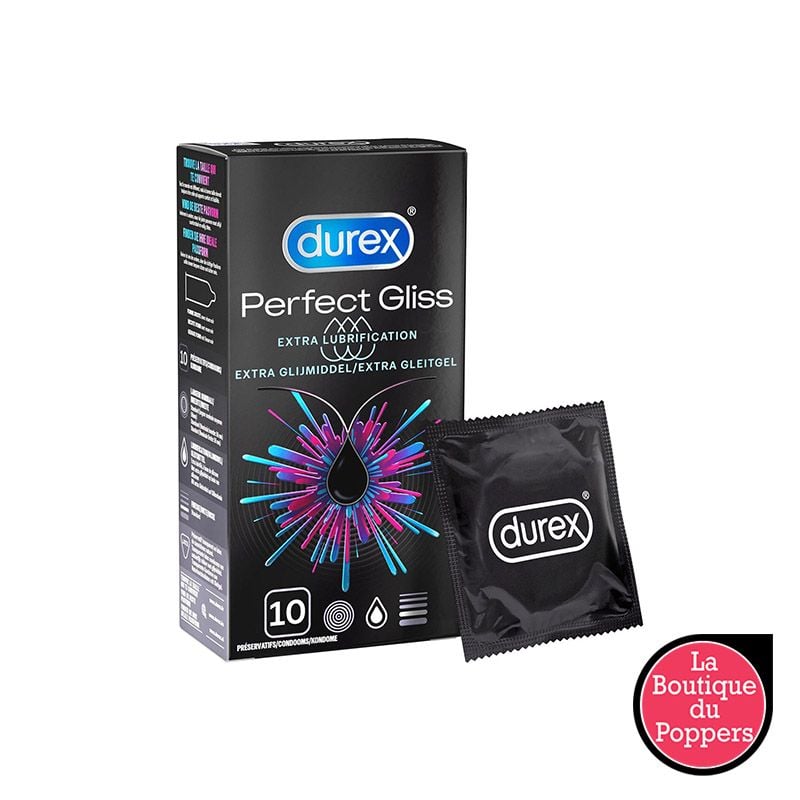 Préservatifs Durex Perfect Gliss idéal sexe anal x10