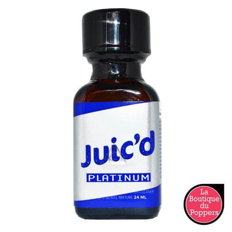 Poppers Juic'd Platinum 24ml à l'Amyle pas cher