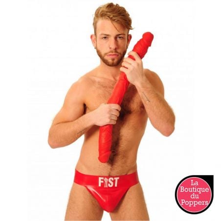 Double gode Stretch N°77 62 x 6.2cm Rouge