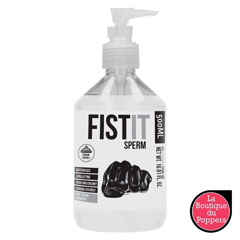 Lubrifiant Sperm Fist It - Bouteille Pompe 500ml