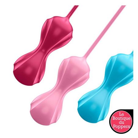 Kit de 3 boules de geisha - 3.4 cm Satisfyer