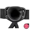 Gode ceinture vibrant Hollow Vibe RealRock 20 x 4.5cm Noir