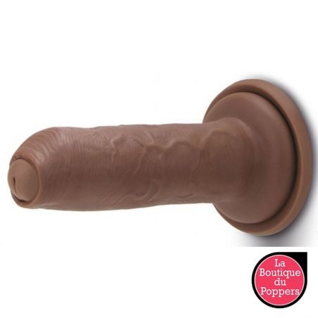 Gode Uncut Cock Prowler 15 x 4.5cm Marron pas cher