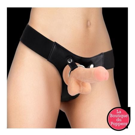 Gode ceinture Realistic Strap-On 13 x 3.5cm pas cher