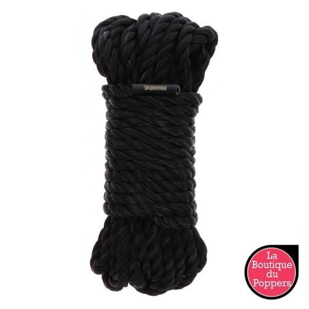 Corde de bondage Taboom 10M - 7mm Noire pas cher