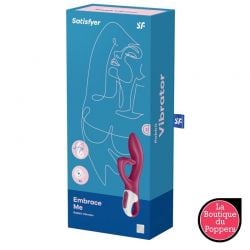 Vibro Rabbit Embrace Me Satisfyer 20cm Fuchsia