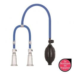 Pompes pour tétons LuvPump Double Cup Bleu pas cher