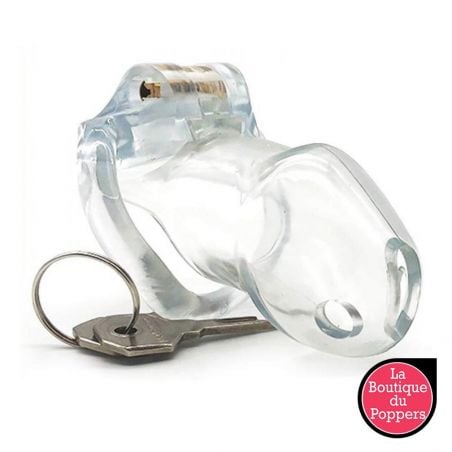 Cage de chasteté Lock Up 9.4 x 3.2cm Transparente pas cher