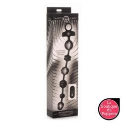 Boules anales vibrantes 21x Dark Rattler 40 x 4.5cm