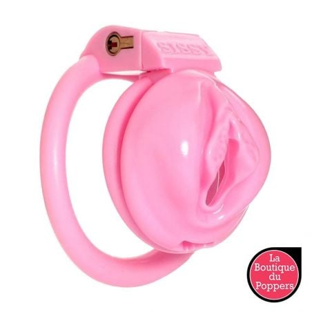 Cage de chasteté SISSY 4 x 3.7cm Rose pas cher