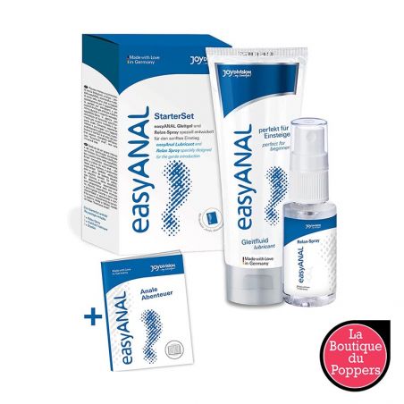 Pack EasyAnal StarterSet Lubrifiant + Relaxant Anal