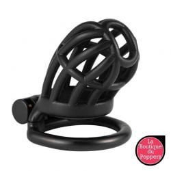 Cage de chasteté Slutypig 8 x 3.3cm Noire