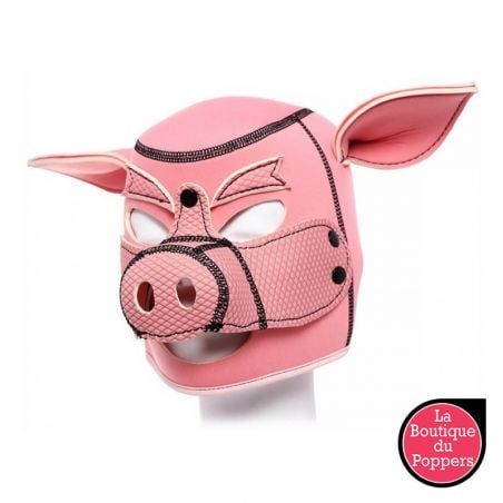 Cagoule Tête de cochon Pig Hood Rose