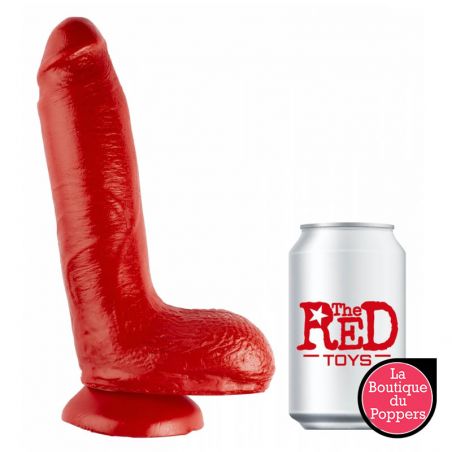 Gode Flashydick 18 x 5cm Rouge pas cher