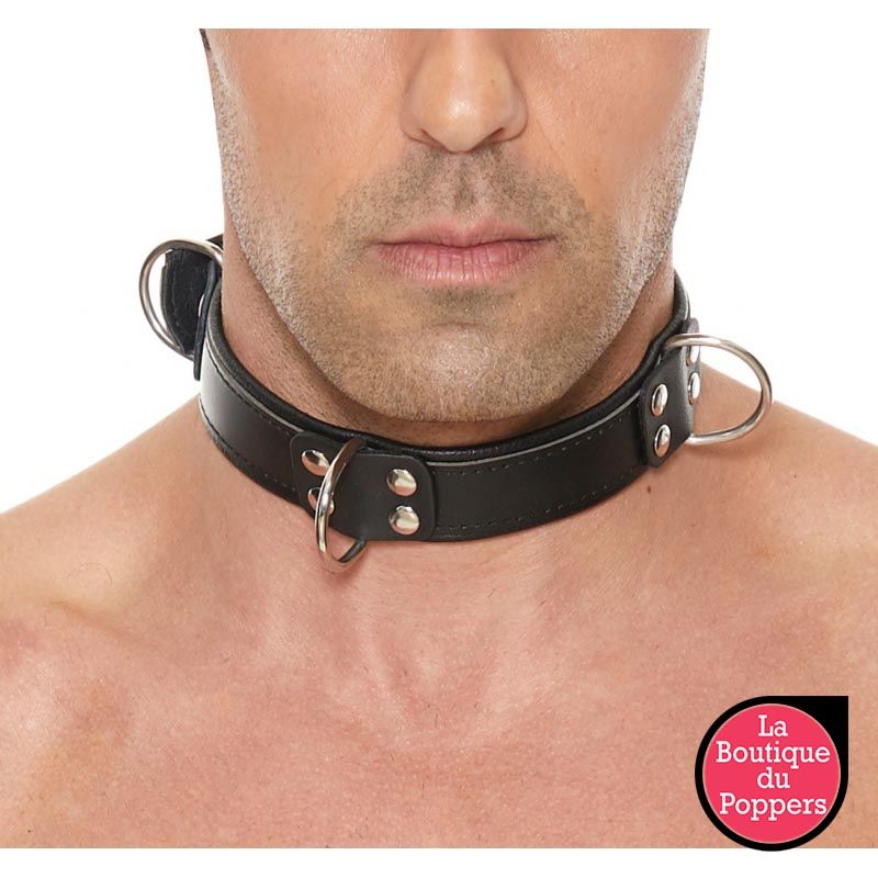 Collier Deluxe Bondage Noir