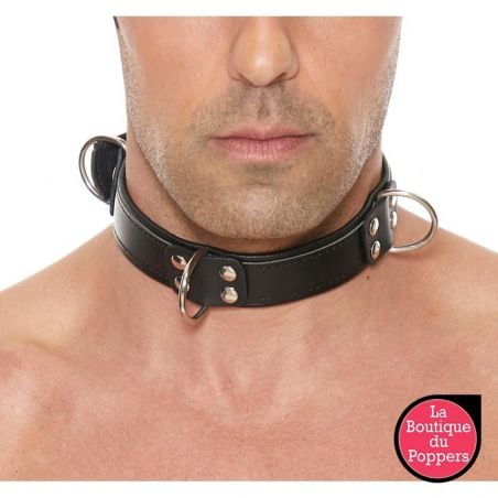 Collier Deluxe Bondage Noir