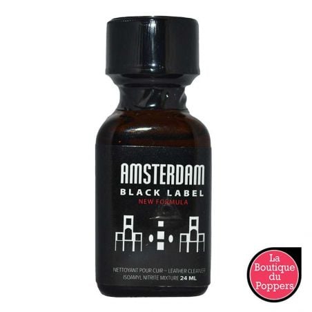 Poppers Amsterdam Black Label 24ml pas cher