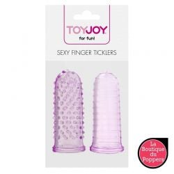 Gaines de doigt texturées Sexy Finger Ticklers x2