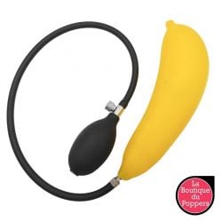 Gode gonflable Banana 18 x 4cm pas cher