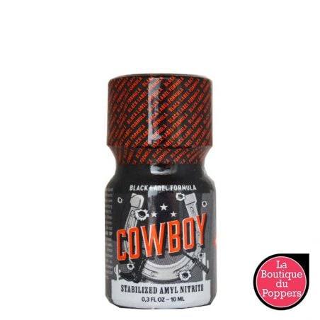 Poppers Cowboy Black Label 10ml Amyl pas cher