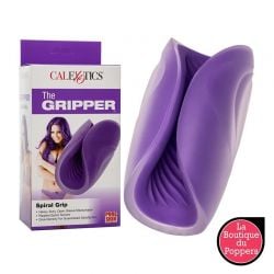 Gaine de Masturbation The Gripper Spiral Grip Violet pas cher