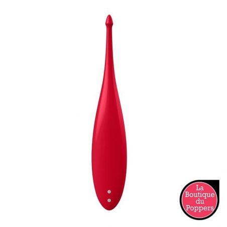 Stimulateur Clitoridien USB Twirling Fun Rouge