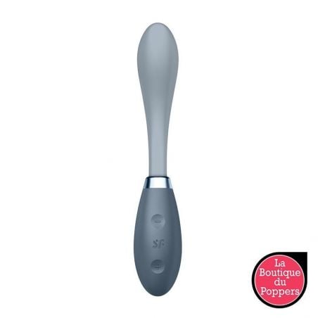 Vibromasseur Rechargeable Point-G Flex 3 Gris