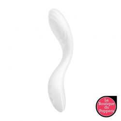 Vibromasseur Rechargeable Rrrolling Pleasures Blanc pas cher