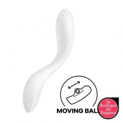 Vibromasseur Rechargeable Rrrolling Pleasures Blanc