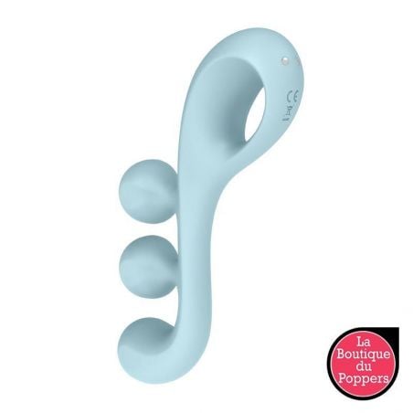 Vibromasseur Rechargeable Satisfyer Tri Ball 2 Bleu