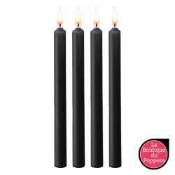 Lot de 4 bougies SM Teasing Wax Noire PAS CHER