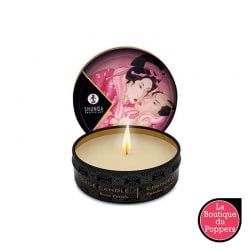 Bougie de massage Shunga Aphrodisia - Pétales de rose pas cher