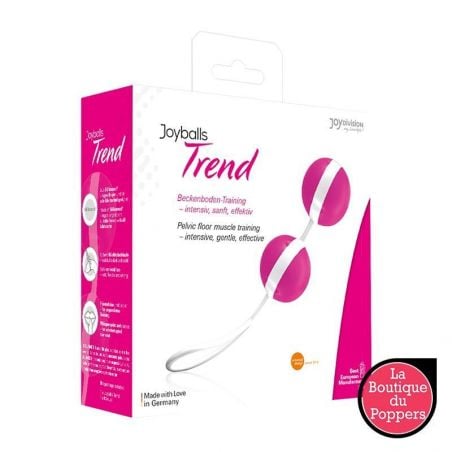 Boules Joyballs Trend Rose-Blanc