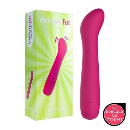 Vibromasseur Delightful en Silicone Cerise