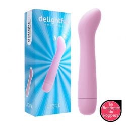 Vibromasseur Delightful en Silicone Rose Pâle