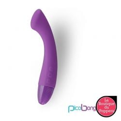 Vibromasseur Moka G-Vibe Pourpre - 19 cm pas cher